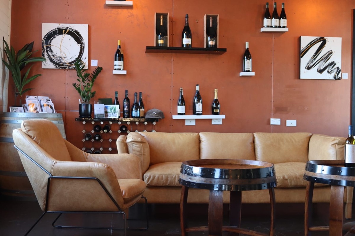 The lounge seating at Fidelio